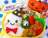 キャラ弁☆オバケ〜作り方3写真