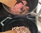 ストウブde牛蒡と牛肉のきんぴら風作り方5写真