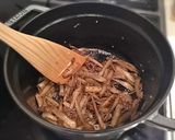 ストウブde牛蒡と牛肉のきんぴら風作り方11写真