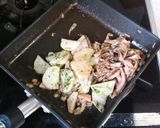 長芋と舞茸の青海苔バターソテー作り方3写真