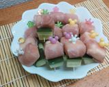 運動会＆おつまみに　クリチー生ハム包み作り方3写真