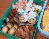 運動会＆おつまみに　クリチー生ハム包み作り方4写真