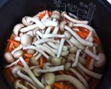 生姜が香る、きのこの炊き込みご飯作り方4写真