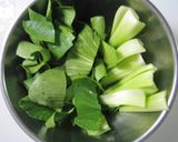 簡単お惣菜♪青梗菜とイカの塩炒め作り方4写真