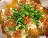 貝柱と干しエビの白い麻婆豆腐作り方6写真