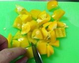 サラミ＆オクラ、夏野菜の炒飯作り方4写真