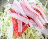 カニカマサラダ☆豆乳！？作り方3写真