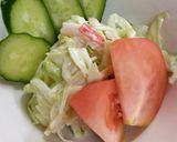 カニカマサラダ☆豆乳！？作り方5写真