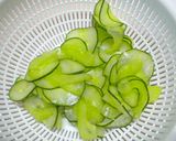 ゆず茶で♢胡瓜・セロリ・わかめの酢の物作り方2写真