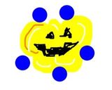 卵焼きでジャックオランタン☆ハロウィン弁作り方5写真