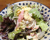 玉子とちくわの和風レタスサラダ作り方7写真