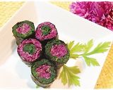 おにぎり海苔で♬可愛いお浸し海苔巻き作り方4写真
