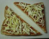 ピザトースト♪切ってから焼いたら…^^作り方1写真