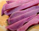 ノーザンルビーでピンクのフライドポテト作り方1写真