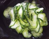 キュウリ入り卵フィリング作り方1写真