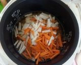 簡単！常備野菜でほっこり炊き込みご飯♪作り方3写真
