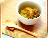 甘辛なめこと大根葉のおろし和え作り方4写真