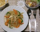 簡単！鳥ｻｻﾐでペペロンチーノ♪作り方6写真