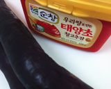 コチジャンのピリ辛なすび作り方1写真