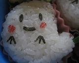 ハロウィンおばけ弁当（幼稚園）（キャラ弁作り方2写真