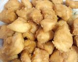鶏から☆梅肉ソース和え作り方5写真