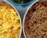 とっても簡単ー♡ご飯がすすむ三色そぼろ丼作り方5写真