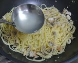 生ハムと玉ねぎのシーフードパスタ！作り方6写真