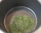 卵無しほうじ茶プリン★余った緑茶の葉で作り方1写真