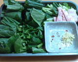 小松菜のオイスターソース炒め作り方1写真