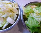 白菜のクリーム煮❀作り方1写真