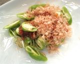 しし唐と醤油麹の胡麻風味トースト作り方2写真