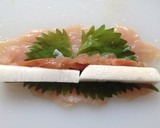 ささみの梅しそ巻き作り方3写真