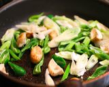 肉団子と青梗菜のオイスターあんかけ作り方4写真