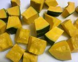 ＊ かぼちゃの甘煮 ＊作り方1写真