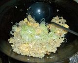 炒飯、秋刀魚蒲焼載せ作り方4写真