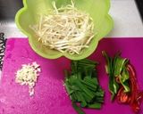 余り物で！野菜たっぷり挽肉味噌炒め作り方1写真