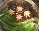 チンゲン菜と椎茸の中華風煮込みスープ♪作り方2写真