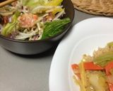 [7-11] あんかけ五目炒飯袋サラダ作り方5写真