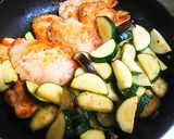 フライパンひとつ鶏肉のフレッシュトマト煮作り方6写真