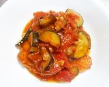 フライパンひとつ鶏肉のフレッシュトマト煮作り方11写真