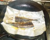 パパの焼き新物サンマ③作り方2写真