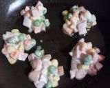 ミックスべジタブルとウインナーのお焼き作り方3写真
