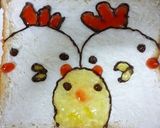 えかきうた～♪でニワトリ親子作り方6写真