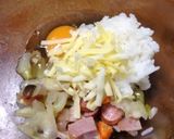 野菜いっぱいオムレツライス作り方2写真