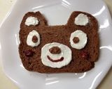 超簡単！くまトースト〜白いネオソフトで〜作り方4写真