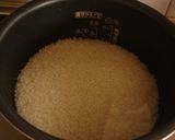 栗とキノコの炊き込みおこわ作り方1写真