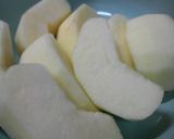 リンゴの豚肉巻き作り方1写真