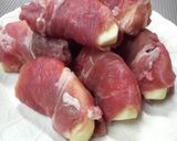 リンゴの豚肉巻き作り方2写真