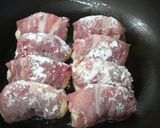 リンゴの豚肉巻き作り方3写真