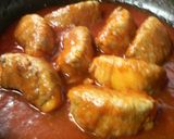 リンゴの豚肉巻き作り方4写真